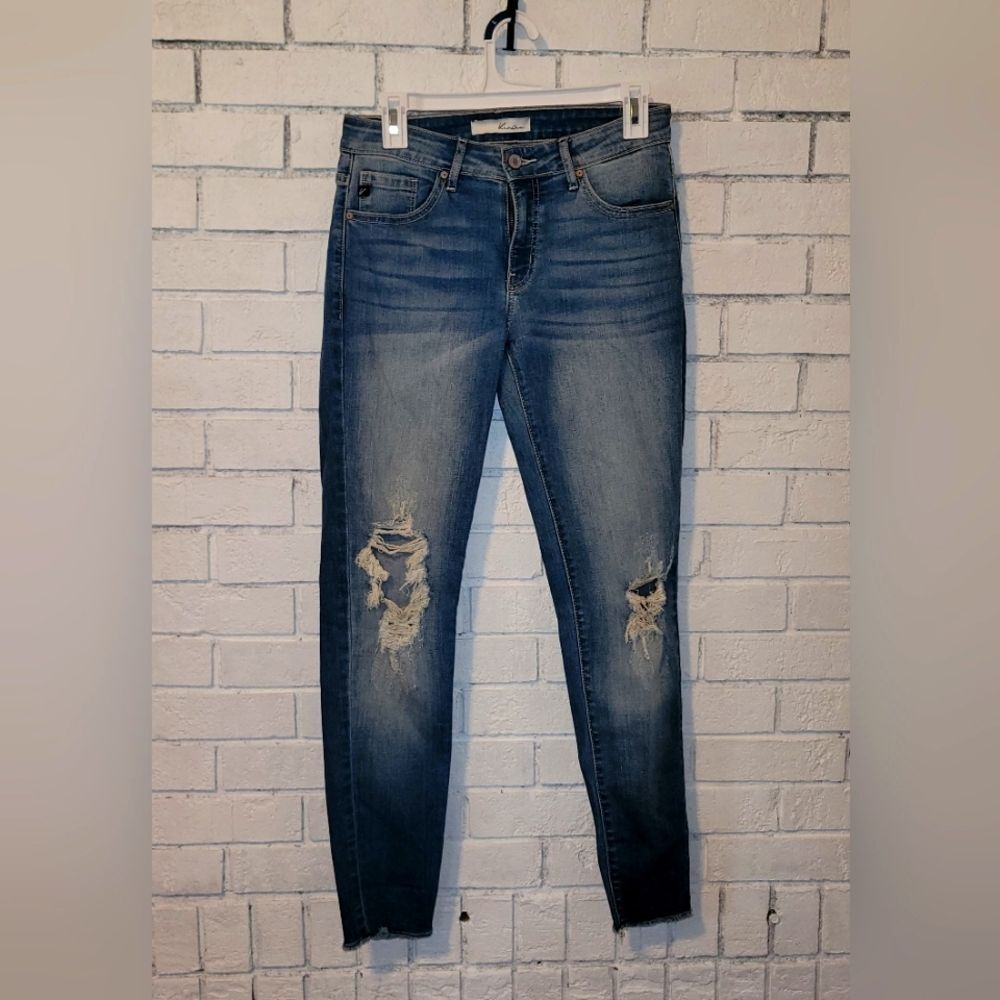 Kancan Women's Distressed Skinny Jeans - Size 7